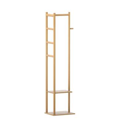 Clothes Rack Airer Bamboo Coat Stand For Home Use