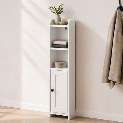 Slim Bathroom Cabinet Toilet Storage 78.5cm | EXTG