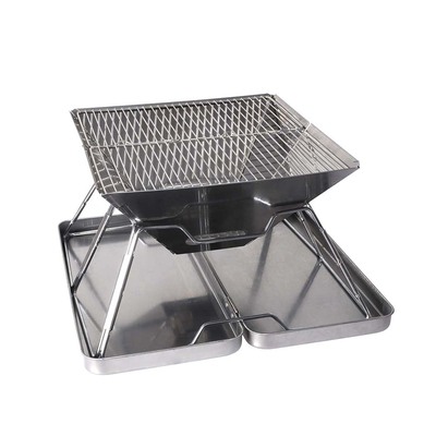 Charcoal bbq grill foldable barbecue