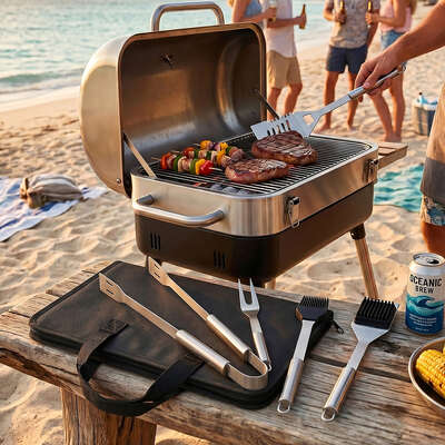 29-Piece BBQ Tool Set Stainless Steel Grill Kit | EXTG