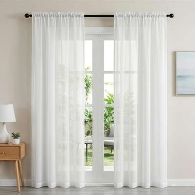 Blockout Curtains 132x213cm White 2 Pack | EXTG