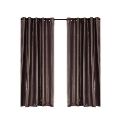 2X Blockout Curtains Taupe 140CM x 244CM