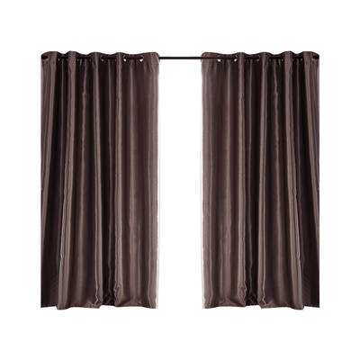 2X Blockout Curtains Taupe 180CM x 213CM