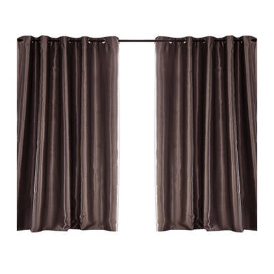 2X Blockout Curtains Taupe 300CM x 230CM