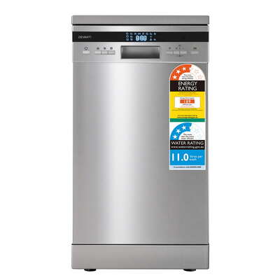  10 Place Settings  Freestanding Dishwasher Silver - Stylish