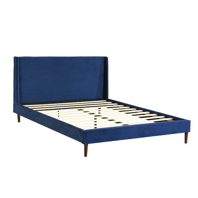 Velvet Bed Frame Queen Size Mattress