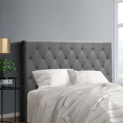 Double Size Headboard Grey