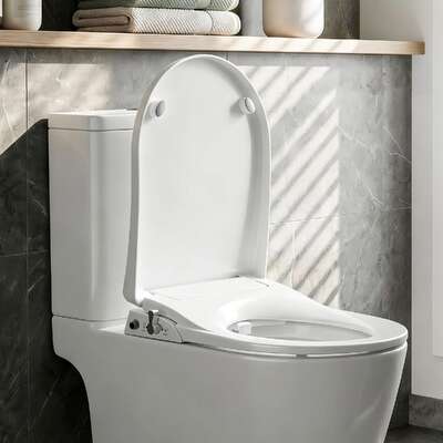 Non-Electric Bidet Toilet Seat D-Shape Dual Nozzle | EXTG