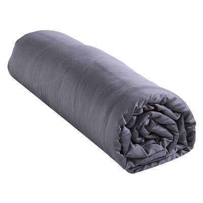 2KG Kids Anti Anxiety Weighted Blanket Bamboo Fiber Cover Pillowcase Grey