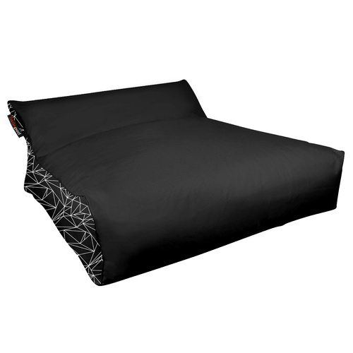 Bean Pod Manor 120 x 120 x 60cm Geometric Black