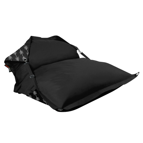 Bean Pod Zephyr 190 x 140cm Arrows Patern Black