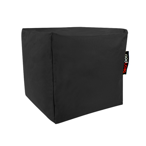 Bean Pod Cube 45 x 45 x 45cm Black 