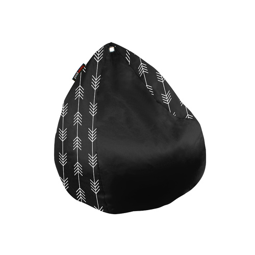 Bean Pod Soho 100 x 140cm Arrows Pattern Black