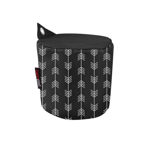 Bean Pod Pop 40 x 50cm Arrows Pattern Black