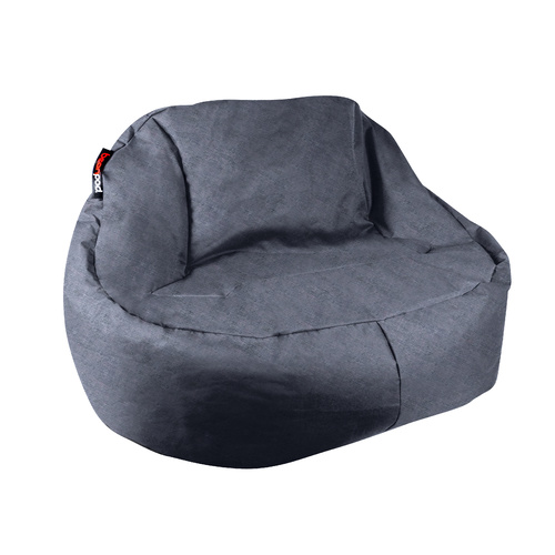 Bean Pod Luxe 120 x 80 x 80cm Charcoal