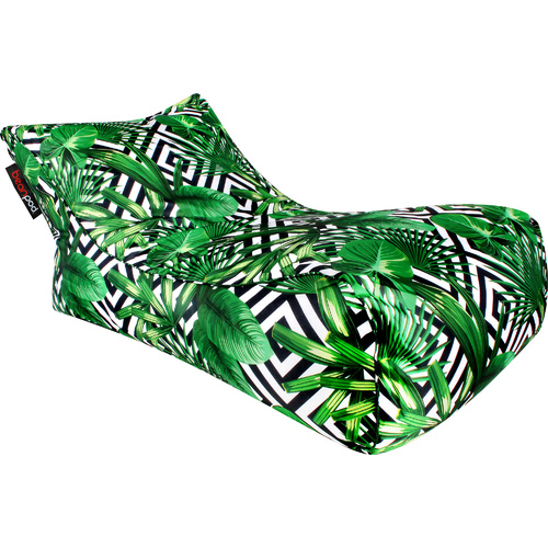 Beanbag Cover Geo Palms Design 110 x 65 x 60cm