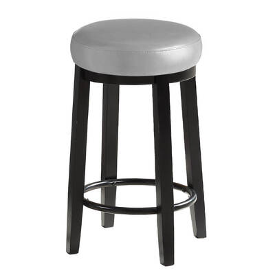 2x 65cm Swivel Bar Stool Kitchen Stool Wood Barstools Dining Chair Grey
