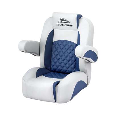 Reclining Captain Boat Seat 9a-155a Degree Recline, 19cm Thick Cushion