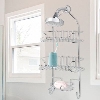 3-Tier Bathroom Shower Caddy Organiser Bath Shelf 