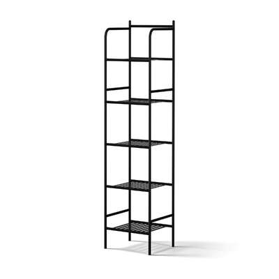 5-Tier Corner Shower Caddy Floor Standing Bathroom Organizer Black