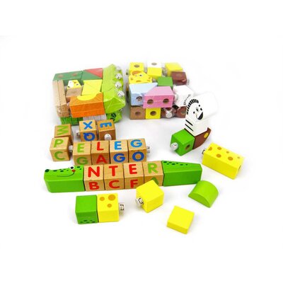 FOREST ANIMAL BLOCKS 80PCS