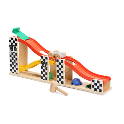 2 IN 1 RACING TRACK & POUNDING
