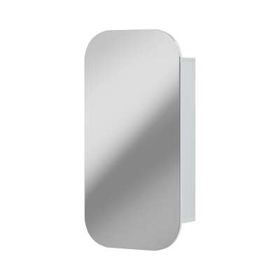 Bathroom Mirror Cabinet Medicine Shaving Arch Wall Hung 450x900mm White