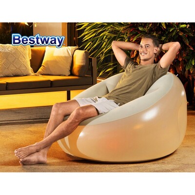 LED Light Inflatable Air Chair Sofa Lounge