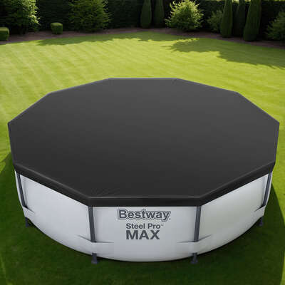 Pool Cover PVC Blanket For 3.05m Round Above Ground Swimming Pool