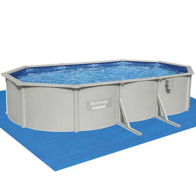 Swimming Pool Steel Frame 610 x 366cm Round Set With Filter And Ladder