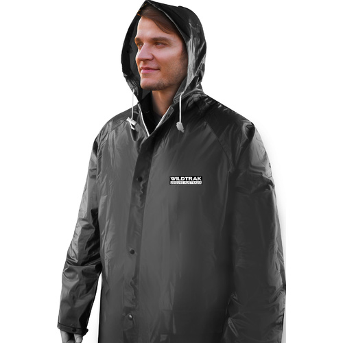 Premium Raincoat Adult Male Black Medium