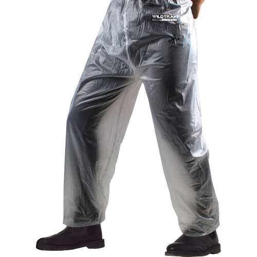 Premium Raincoat Pants Adult Female Transparent Medium