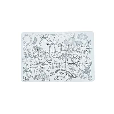 Reusable silicone drawing mat- dinosaurs