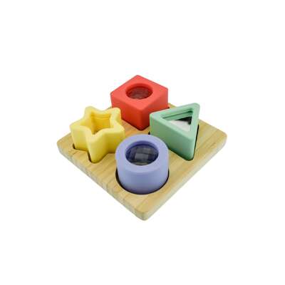 Silicone prism shape sorter