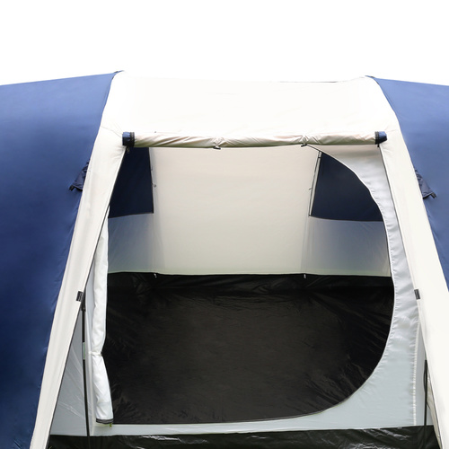 Weisshorn 12 Person Canvas Dome Camping Tent - Navy & Grey