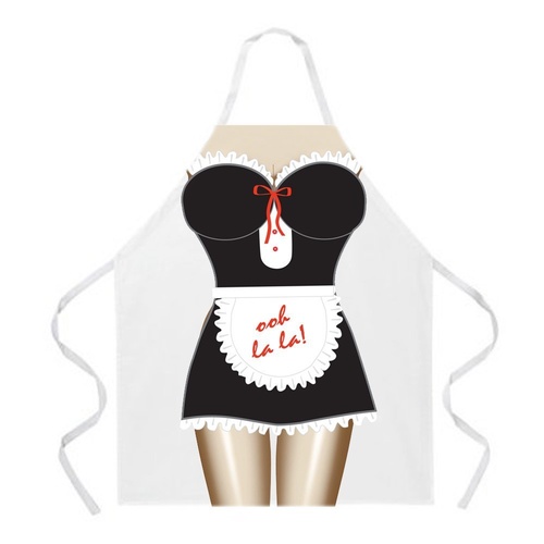 Cartoon Comic Kitchen Cooking Apron (Maid) Cotton