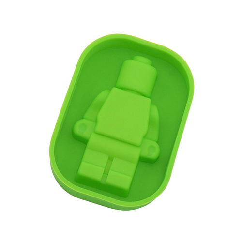 Large Silicone Lego Man Figure Cake Baking Mould Random Colour