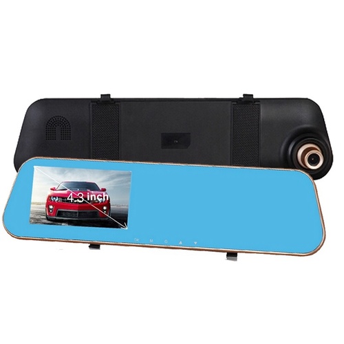 HD Car Dvr Camera Loop Recording G-Sensor Motion Dection 4.3" 