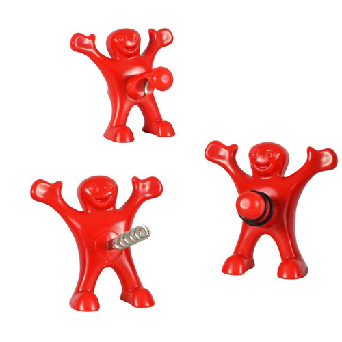 NSFW Naughty Barware Pack - Cork Screw Beer Bottle Opener,  Red/Silver 
