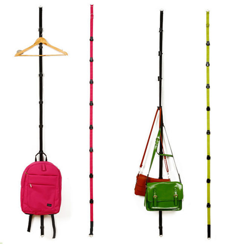 Over Door Straps Hanger Adjustable Hat Bag Clothes Rack Holder Organizer 8 Hooks