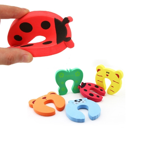 6 x Toddler Proofing Baby Finger Safety Door Jam Protection Guards Mix Colour 