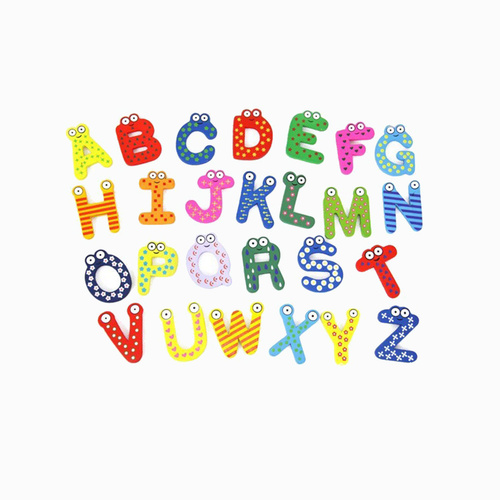 Fridge Magnet Letters 26pcs/Set Mix Colours