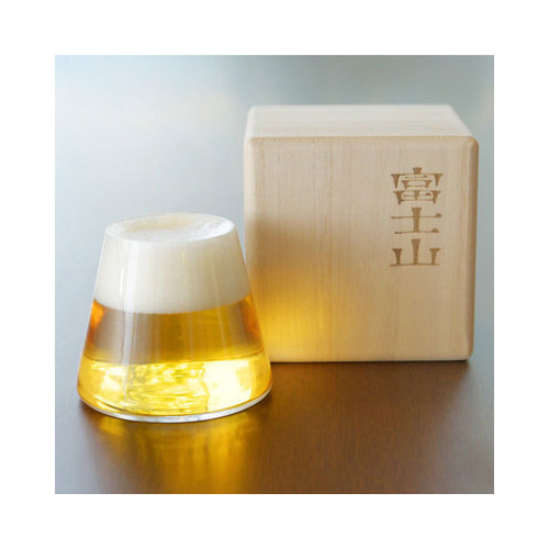 Fuji Beer Glass Cup Wine Drinking Tea Mug Home Party Pub Bar Gift