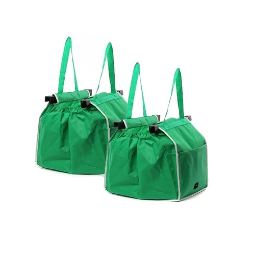 Set of 2 Eco-Go Environmental Multifunctional Non-woven Supermarket Shopping Bag