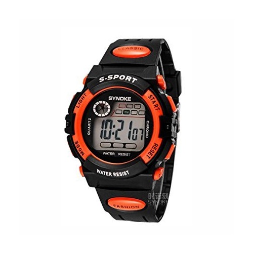 Unisex Kids Student Watches (Orange)