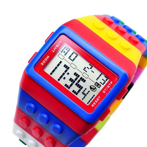 Cool Classic Lego Inspired Retro Digital Watch