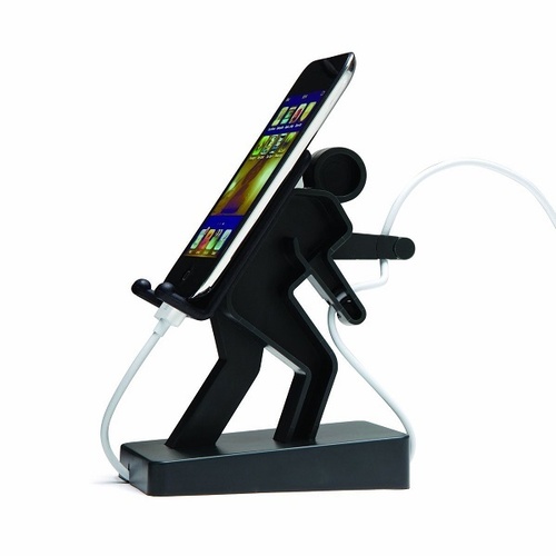 Quirky iPhone Smartphone Stand Office Desk Holder Black