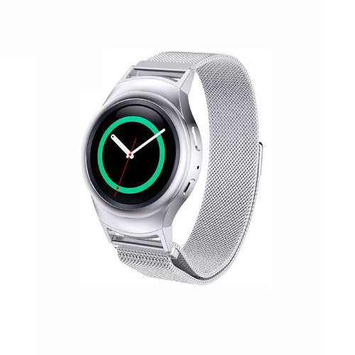 Samsung Gear S2 Milanese Magnetic Loop Stainless Steel Watch Strap Silver