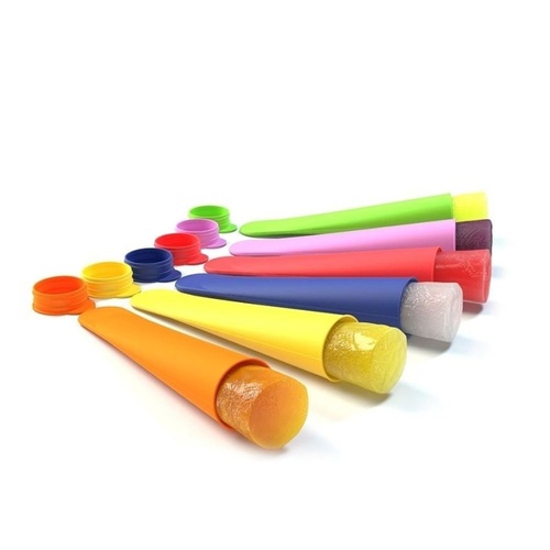 6 x Icy Pole Moulds - Summer Dessert Ice Block Makers