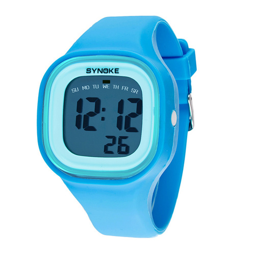 Jelly Diving & Swimming Waterproof Digital Watches (Blue)